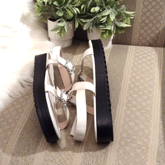 Shultz Ruth Platform Crystal Embellished Sandals - Picture 5 of 15